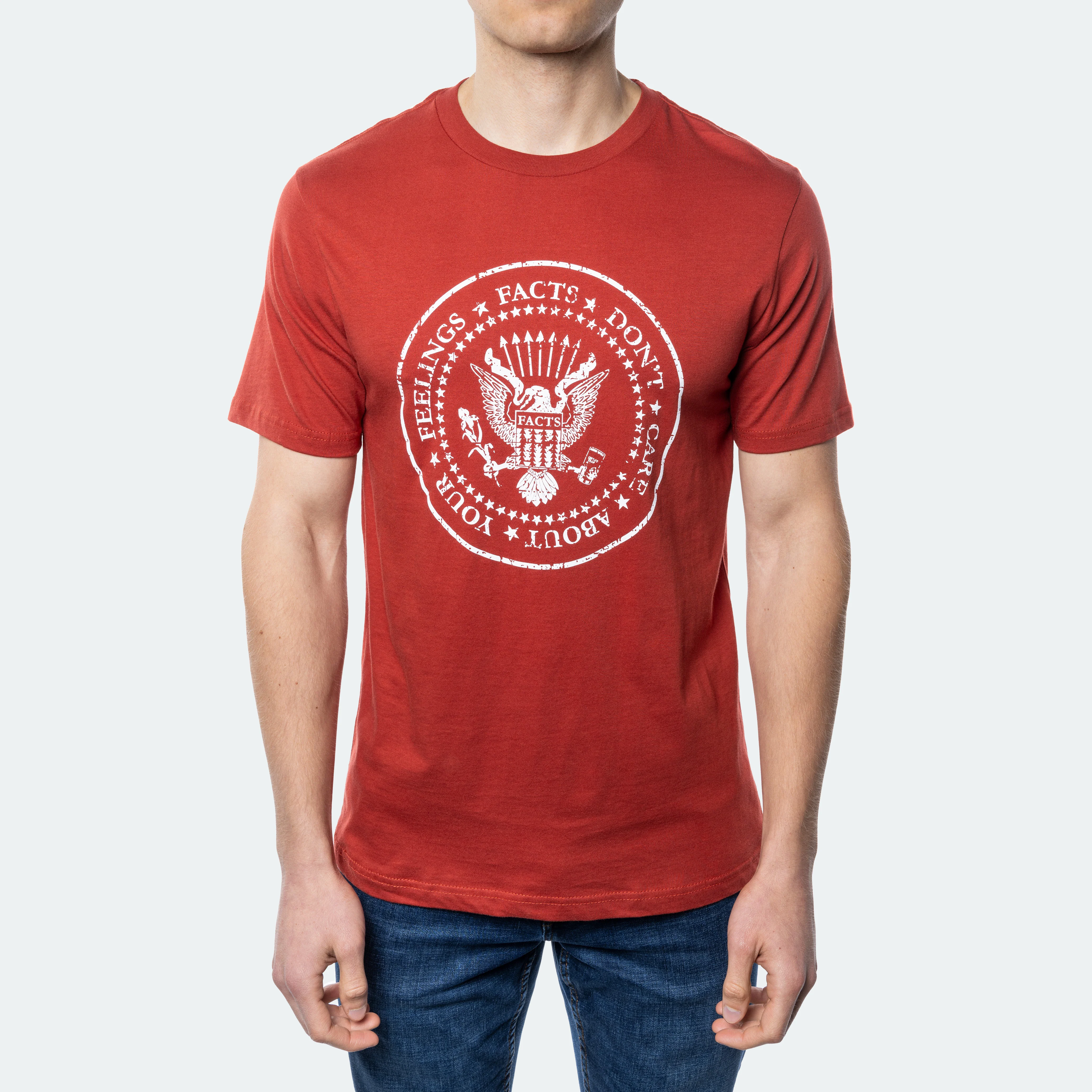 Official Seal of Facts Don't Care T-Shirt - Image 3